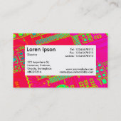 Center Label v4 - kleurrijke Abstracte circuits (Achterkant)