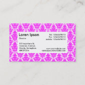 Center Label v4 - Magenta Damask (Achterkant)