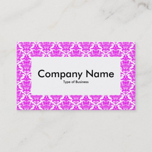 Center Label v4 - Magenta Damask (Voorkant)