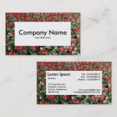 Center Label v4 - Red Tulips en Primroses (Voorkant / Achterkant)