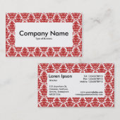 Center Label v4 - Ruby Damask (Voorkant / Achterkant)
