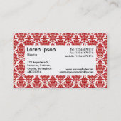Center Label v4 - Ruby Damask (Achterkant)