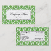 Center Label v5 - Avocado Damask (Voorkant / Achterkant)