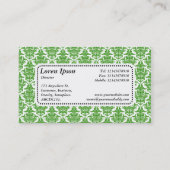 Center Label v5 - Avocado Damask (Achterkant)