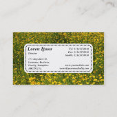 Center Label v5 - Bed of Yellow Daisies (Achterkant)