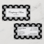 Center Label v5 - Chrysanthemum Pattern B&W (Voorkant / Achterkant)