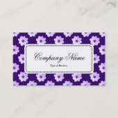 Center Label v5 - Dahlia Pattern Deep Paars (Voorkant)