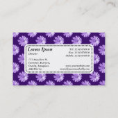 Center Label v5 - Daisies - Paars (Achterkant)