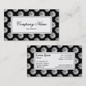 Center Label v5 - Daisies - zwart en wit (Voorkant / Achterkant)