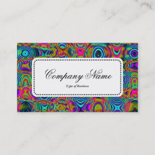 Center Label v5 - Fractal Abstract 19111a