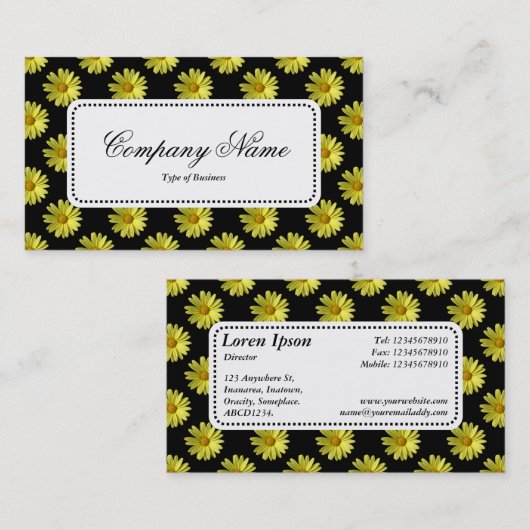 Center Label v5 - Gele dagen (Voorkant / Achterkant)