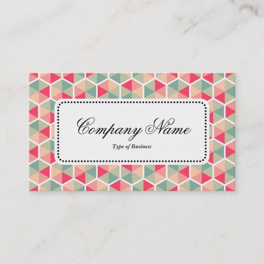 Center Label v5 - Hexagon Patroon 04 (Voorkant)