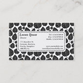 Center Label v5 - Leaf Pattern 02 - Black (Achterkant)
