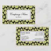 Center Label v5 - Leaf Pattern 02 - Chalk Yellow (Voorkant / Achterkant)
