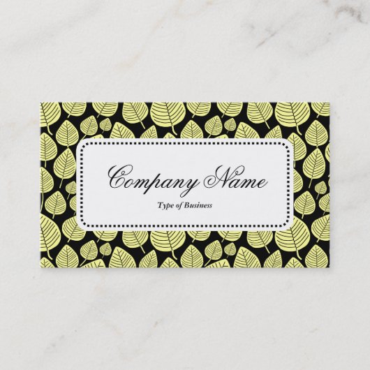Center Label v5 - Leaf Pattern 02 - Chalk Yellow (Voorkant)