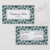 Center Label v5 - Leaf Pattern 02 - Donkergroen (Voorkant / Achterkant)