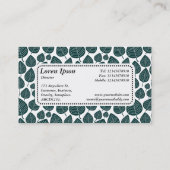 Center Label v5 - Leaf Pattern 02 - Donkergroen (Achterkant)