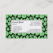 Center Label v5 - Leaf Pattern 02 - Mint Green (Achterkant)