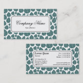 Center Label v5 - Leaf Pattern 02 - Moss Green (Voorkant / Achterkant)