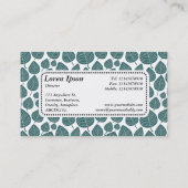 Center Label v5 - Leaf Pattern 02 - Moss Green (Achterkant)