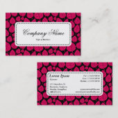 Center Label v5 - Leaf Pattern 02 - Neon Red (Voorkant / Achterkant)