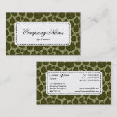 Center Label v5 - Leaf Pattern 02 - Olijfschaduwen (Voorkant / Achterkant)