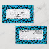 Center Label v5 - Leaf Pattern 02 - Sky Blue (Voorkant / Achterkant)