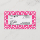 Center Label v5 - Neon Red Damask (Achterkant)