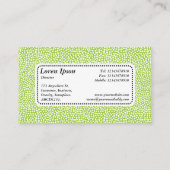 Center Label v5 - Random Spots - Martian Green (Achterkant)