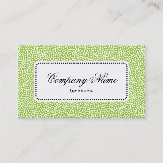 Center Label v5 - Random Spots - Martian Green (Voorkant)