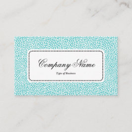 Center Label v5 - Random Spots - White op Lt Aqua