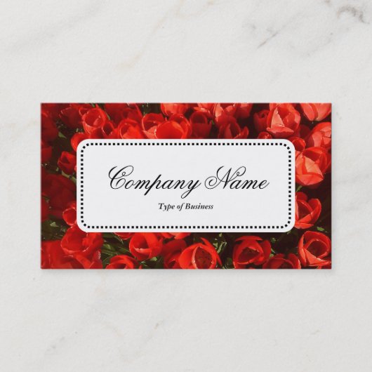 Center Label v5 - Red Tulips (Voorkant)