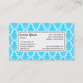 Center Label v5 - Sky Blue Damask (Achterkant)