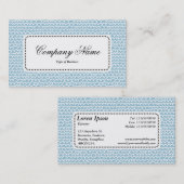 Center Label v5 - Wavy - Wit op Bleek blauw 9dc6d8 (Voorkant / Achterkant)