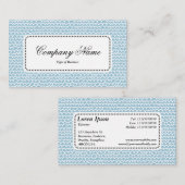 Center Label v5 - Wavy - Wit op Bleek blauw 9dc6d8 (Voorkant / Achterkant)