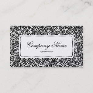 Center Label v5 - Willekeurige spots - Wit op zwar