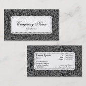 Center Label v5 - Willekeurige spots - Zwart op gr (Voorkant / Achterkant)