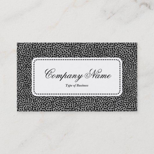 Center Label v5 - Willekeurige spots - Zwart op gr (Voorkant)