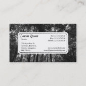 Center Label v5 - Woodland Canopy 02 BW (Achterkant)
