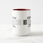 Center of the Musical Universe Alto Clef 15oz Mok (Midden)