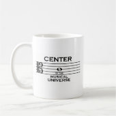 Center of the Musical Universe Alto Clef Design Koffiemok (Links)