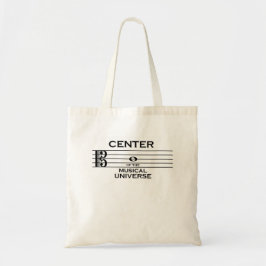 Center of the Musical Universe Alto Clef Design Tote Bag