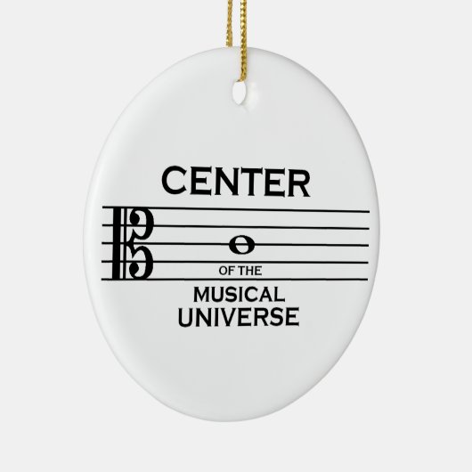 Center of the Musical Universe Alto Clef Ornament (Rechts)