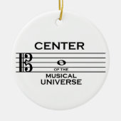 Center of the Musical Universe Alto Clef Ornament (Voorkant)