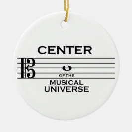 Center of the Musical Universe Alto Clef Ornament