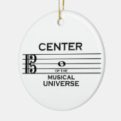 Center of the Musical Universe Alto Clef Ornament (Links)