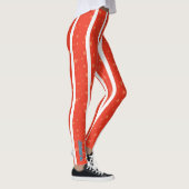 Center Ring: Red and White Star-Striped Leggings (Rechts)