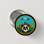 Center Seal - Los Angeles metrobussen Ronde Button 3,2 Cm (Voorkant /achterkant)