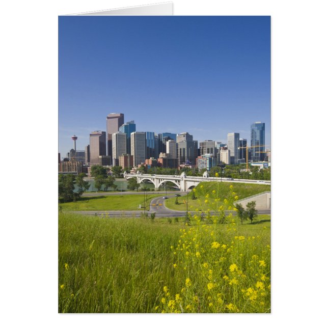 Center St Bridge en Downtown Calgary, Alberta, 2 (Voorkant)