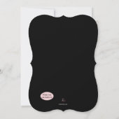 Center Stage Ballerina Uitnodiging #2 (Achterkant)